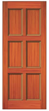 6 Panel Door Drawing