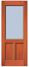 1 Light plus 2 Panel Door Drawing