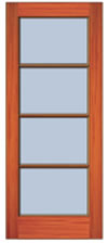 4 Light Door Drawing