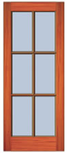 6 Light Door Drawing