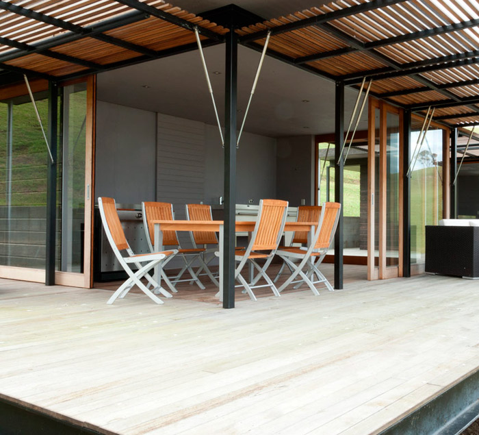 Timber stacking sliding doors